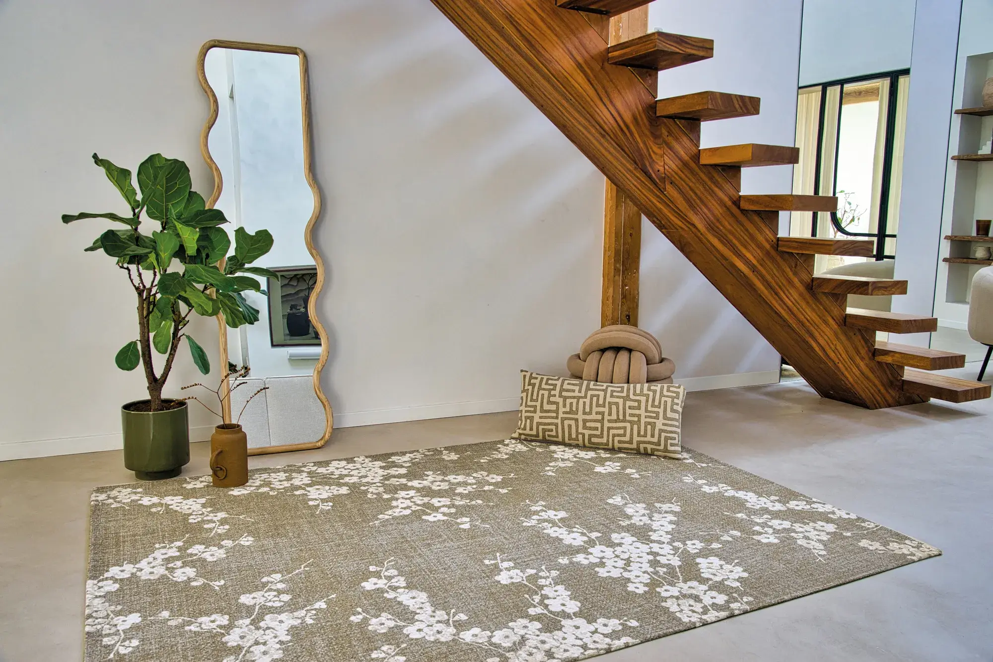 Tapete Almond Chenille - Imagem 1